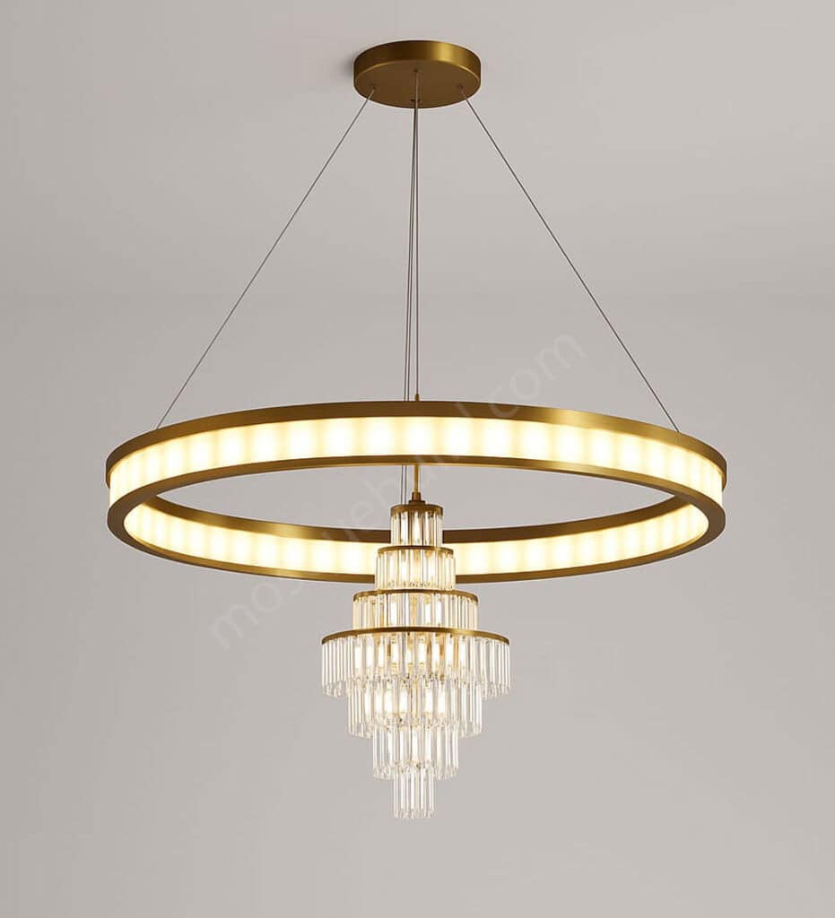 Luxury Custom Mosque Chandelier – Model CH-0024 - ثريا إسلامية - MosqueBuild