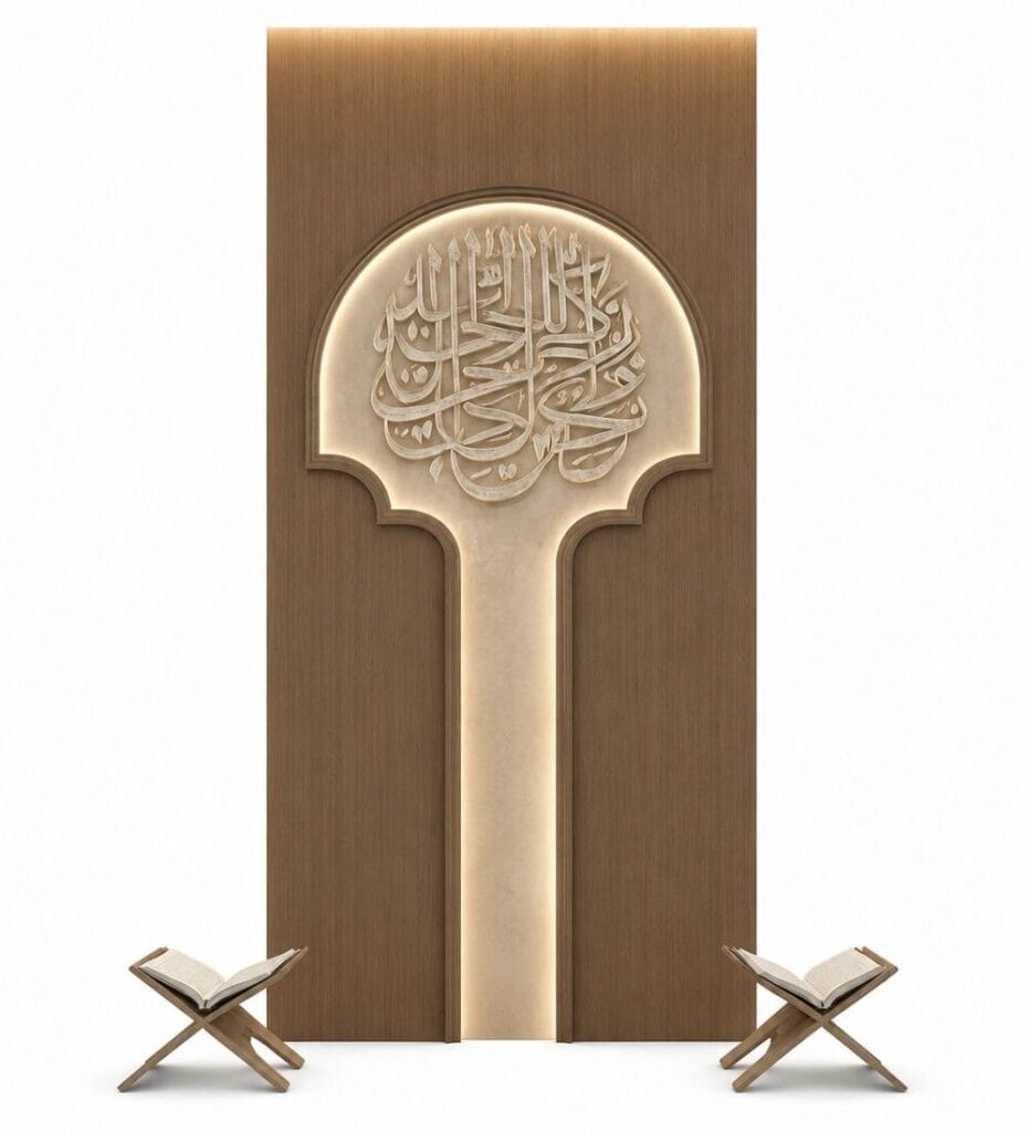 Custom Prayer Room Interior Design – Model PR-0001 - تصميم مصلى - MosqueBuild