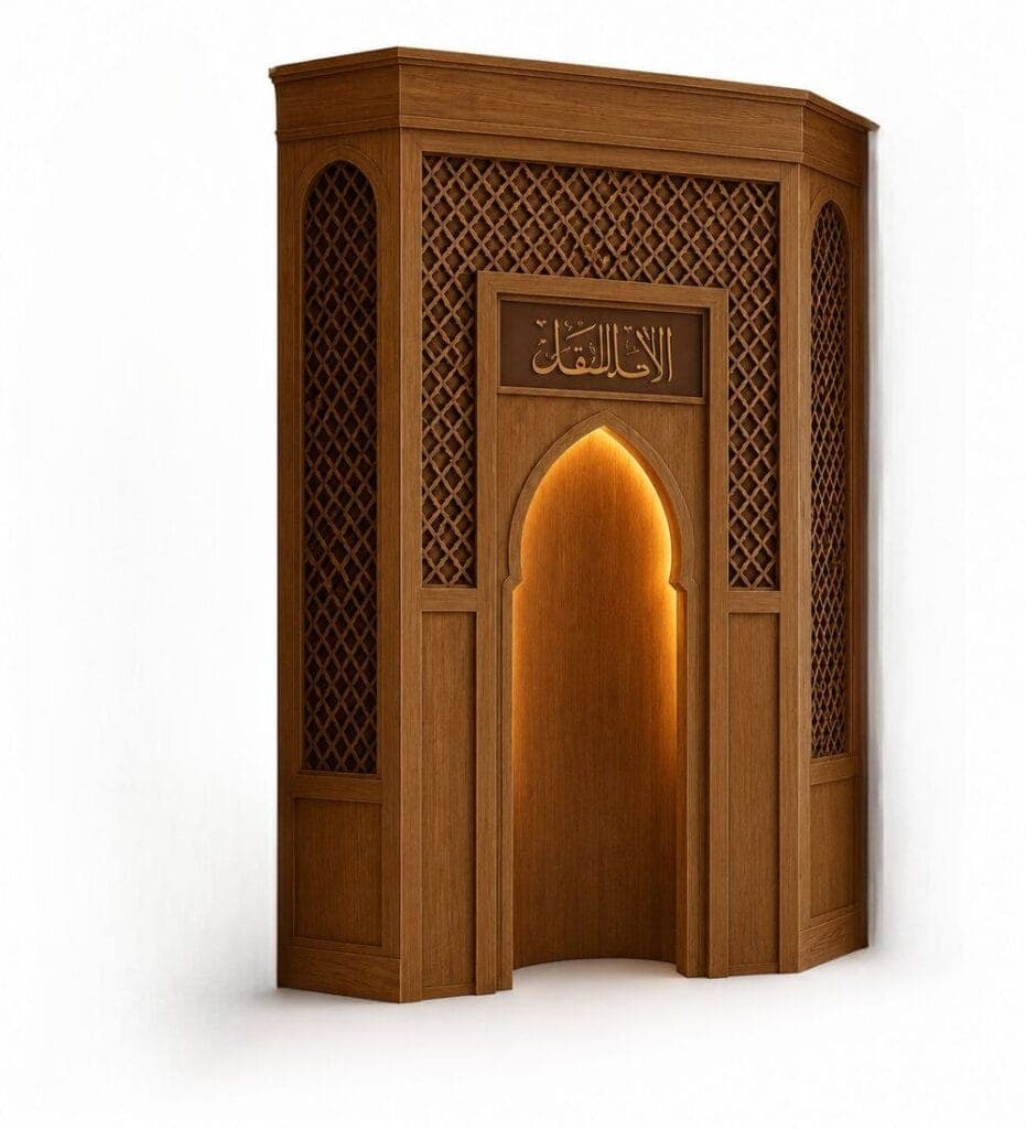 Custom Prayer Room Interior Design – Model PR-0008 - تجديد ديكور مسجد - MosqueBuild