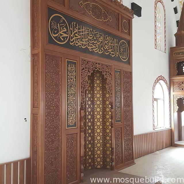 Masjid Mihrab Wood Design