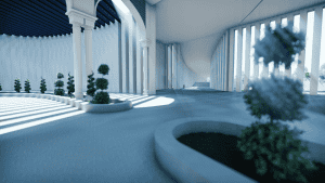 Islamic Center Project (1200 People Capacity) - 034 Mosque Design Project – mosque chandelier detail view 8