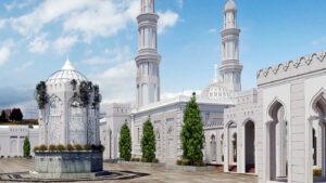Palace Mosque Design Project (600 People Capacity) - 027 – mosque chandelier detail view 1