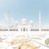 Sahra Mosque Design Project (1200 People Capacity) - 028 – mosque chandelier detail view 4