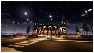 Scarlatina Mosque Design Project (500 People Capacity) - 054 – mosque chandelier detail view 9