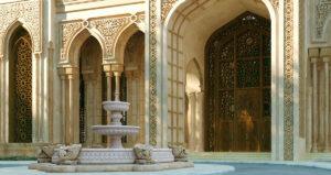 Seljuk Style Mosque Design Project (400 People Capacity) - 022 – mosque chandelier detail view 4