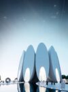 Discrete Mosque Design Project (200 People Capacity) - 051 – mosque chandelier detail view 7