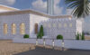 Turquoise Mosque Design Project (100 People Capacity) - 058 – mosque chandelier detail view 6