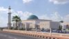 Turquoise Mosque Design Project (100 People Capacity) - 058 – custom mosque chandelier