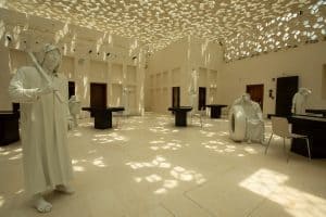 Museum Mosque Design Project (100 People Capacity) - 060 – mosque chandelier detail view 3