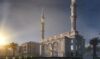 Arched Mosque Design Project (200 People Capacity) - 055 – mosque chandelier detail view 3
