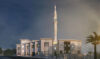 Arched Mosque Design Project (200 People Capacity) - 055 – mosque chandelier detail view 6