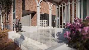 Red Brick Mosque Design Project (400 People Capacity) - 069 – mosque chandelier detail view 4