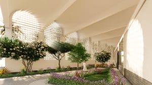 Flowering Mosque Design Project (400 People Capacity) - 067 – mosque chandelier detail view 3