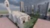 Shaped Mosque Design Project (200 People Capacity) - 066 – Detail View 1