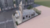 Shaped Mosque Design Project (200 People Capacity) - 066 – Detail View 2