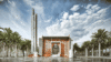 Grey Mosque Design Project (100 People Capacity) - 070 – custom mosque chandelier