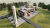 Village Mosque Design Project (100 People Capacity) - 071 – mosque chandelier detail view 5