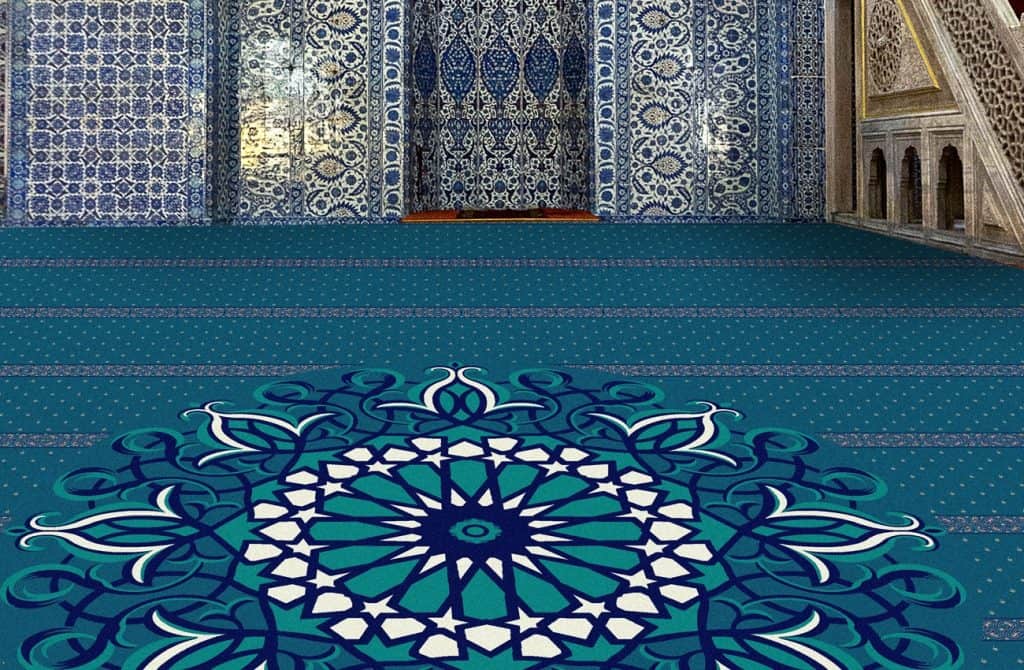 سجاد مسجد بميدالية مركزية – موديل CPC-22