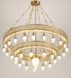 Ottoman Heritage Multi-Tier Circular Mosque Chandelier – Model CH-0016 – detail view 2
