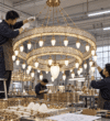 Ottoman Heritage Multi-Tier Circular Mosque Chandelier – Model CH-0016 – detail view 4
