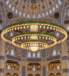 Emerald Heritage Crystal Mosque Chandelier – Model CH-0015 – detail view 2