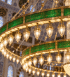 Emerald Heritage Crystal Mosque Chandelier – Model CH-0015 – detail view 6