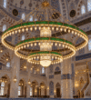 Emerald Heritage Crystal Mosque Chandelier – Model CH-0015 – detail view 8