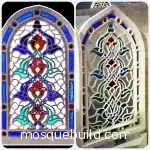 Mosque Stained Glass Window SGW 06