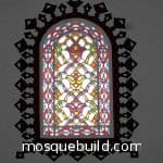 Mosque Stained Glass Window SGW 14