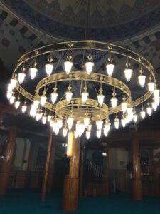 Custom Mosque Chandelier – Model CH-0009 – mosque chandelier detail view 1