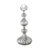 Chrome Mosque Dome Finial – mosque chandelier detail view 4