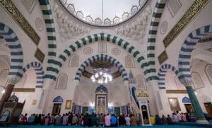 Diyanet Center of America Mosque Design Project – mosque chandelier detail view 5