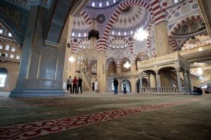 Akhmad Kadyrov Mosque Design Project – mosque chandelier detail view 5