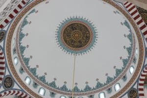 Abdulhamid II. Mosque Design Project – mosque chandelier detail view 1