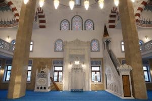 Abdulhamid II. Mosque Design Project – mosque chandelier detail view 2