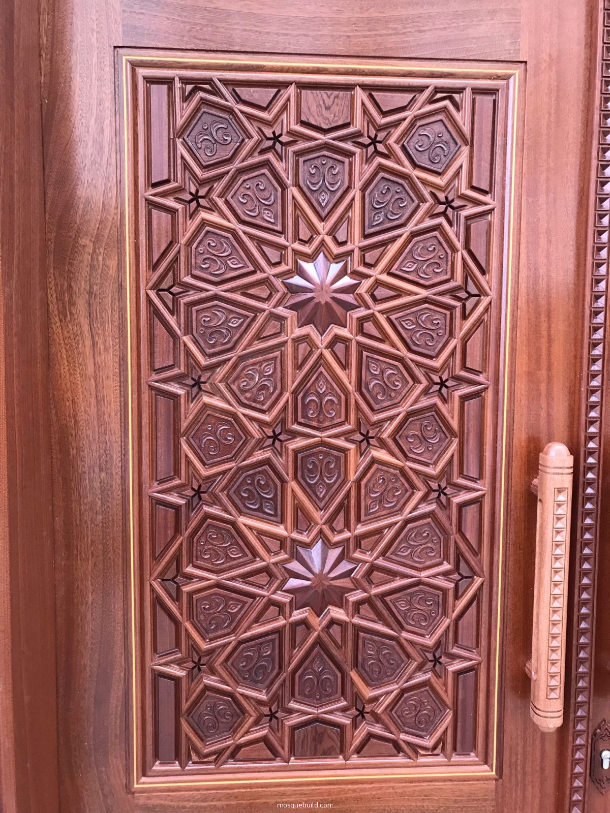 mosque cnc wooden door