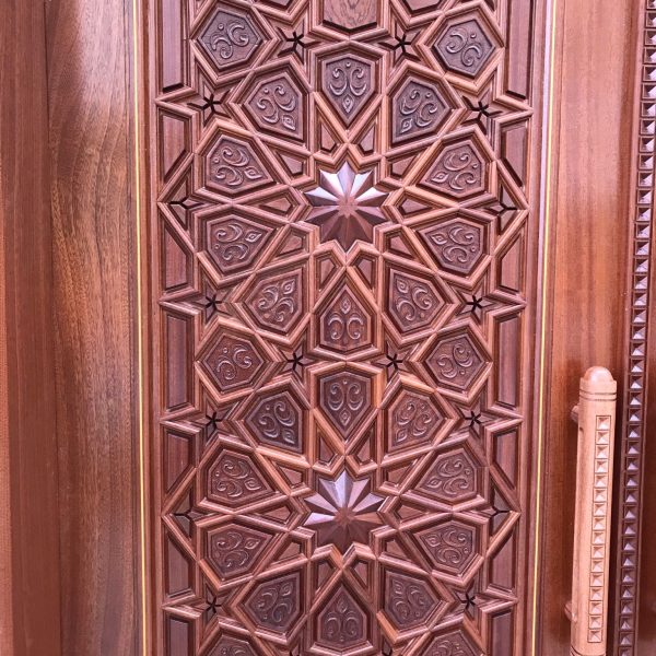 mosque cnc wooden door