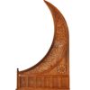 Wooden Mosque Minbar – Model WMN-0002 – wooden mosque mihrab detail view 2
