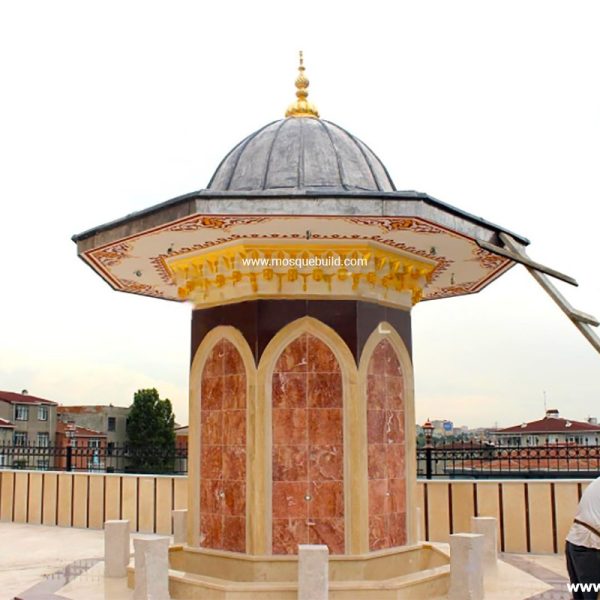 Marble Mosque Ablution Fountain