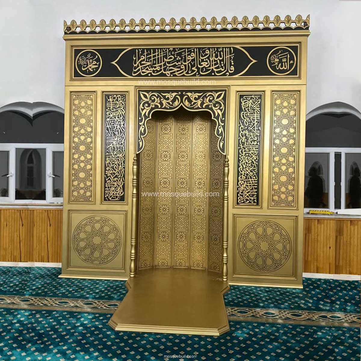 Golden Mosque Altar Design