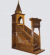 Wooden Mosque Minbar – WP-16 – custom wooden mosque mihrab