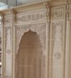 Wooden Mosque Mihrab – Model WMH-0001 – wooden mosque mihrab detail view 5