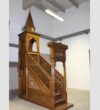 Wooden Mosque Minbar – WP-16 – wooden mosque mihrab detail view 2