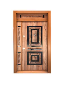 Compact Wooden Mosque Minbar – Model WMN-0010 – wooden mosque mihrab detail view 3