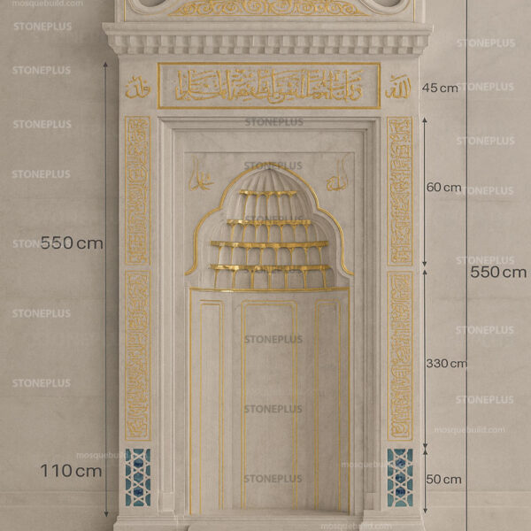 Modern White Marble Altar