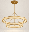 Nûr Halo Double Ring Mosque Chandelier– Model CH-0022 – detail view 3