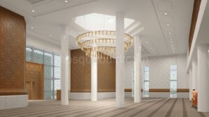 Luxury Custom Mosque Chandelier – Model CH-0023 – mosque chandelier detail view 1