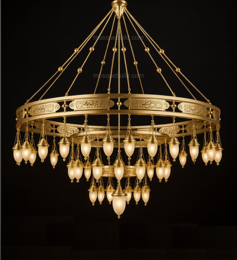Custom Mosque Chandelier – Model CH-0030 – custom mosque chandelier