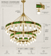 Nur-i Hümayun Mosque Chandelier – Model CH-0026 – detail view 5