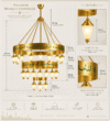 Safa Heritage Multi-Tier Mosque Chandelier – Model CH-0025 – detail view 6